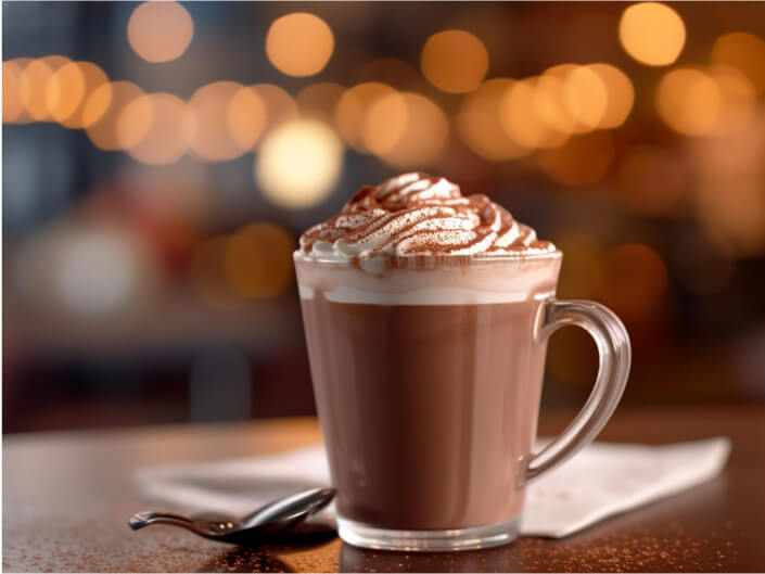 peppermint hot chocolate